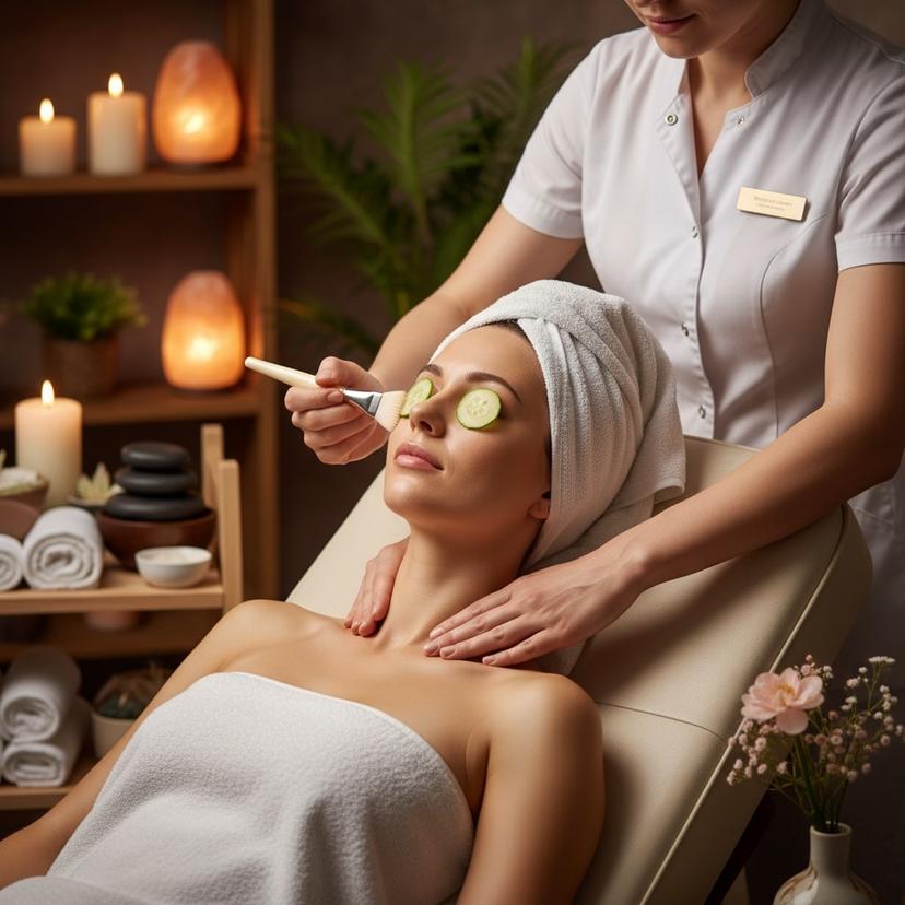 Extra Neck and Shoulder Massage With Facial