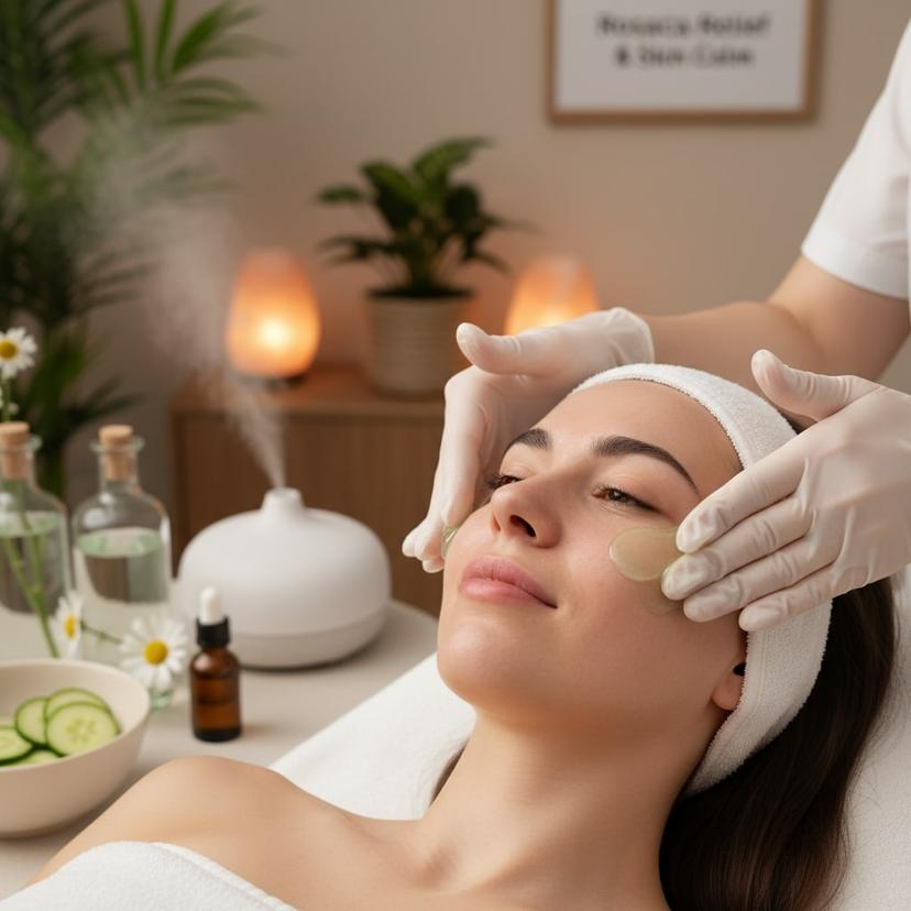 Rosacea Healing Facial